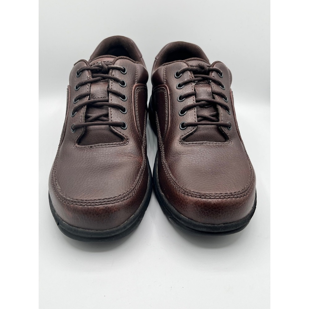 Rockport Men World Tour Classic Brown Leather Walking Shoes K71201 Size 11.5‎ M